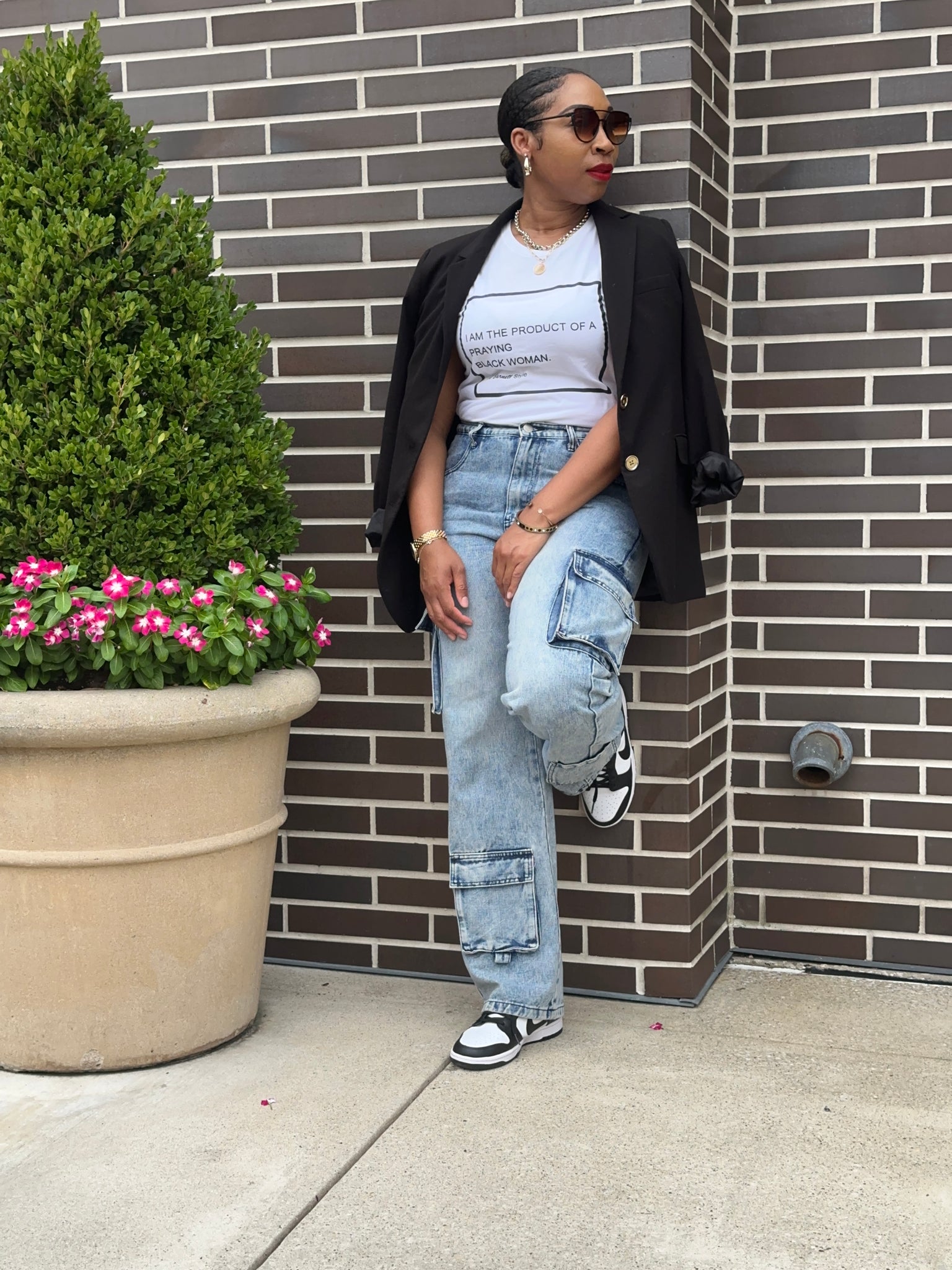 Product of Praying Woman T-Shirt - White