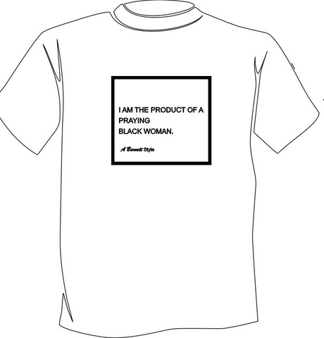 Product of Praying Woman T-Shirt - White